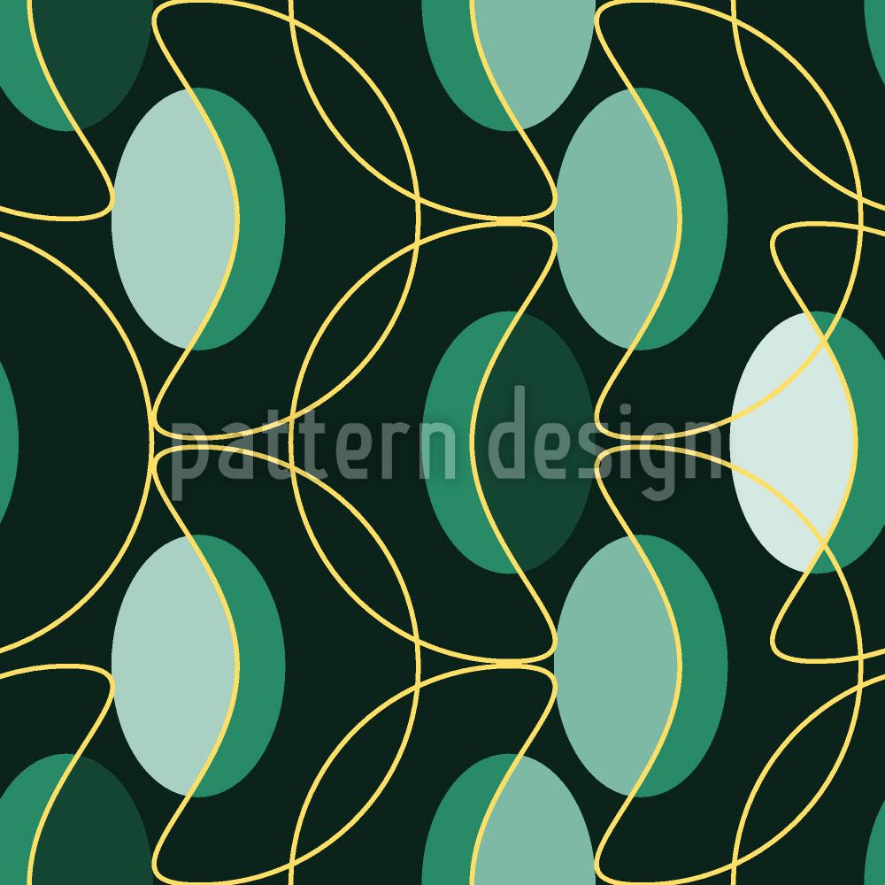 patterned-wallpaper-geometry-of-leaves