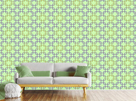 patterned-wallpaper-connection-of-squares