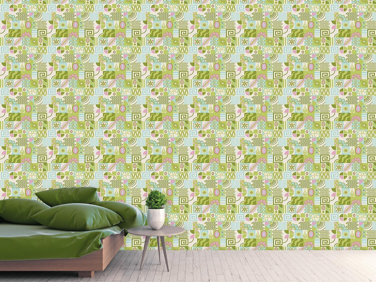 patterned-wallpaper-retro-potpourri-green