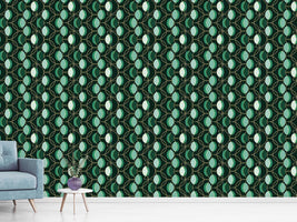 patterned-wallpaper-geometry-of-leaves
