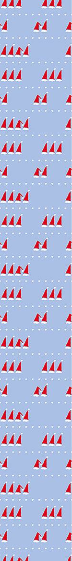 patterned-wallpaper-counting-santa-caps