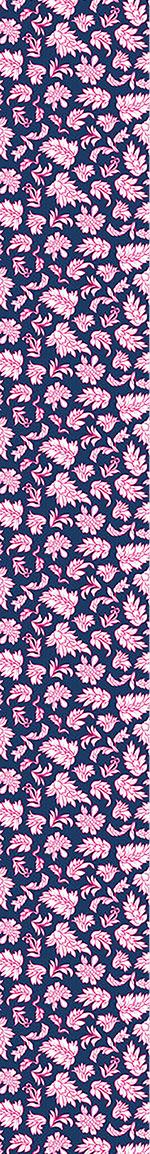 patterned-wallpaper-leafage-dark-blue