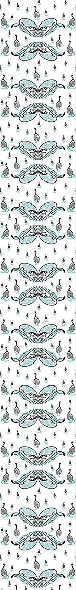 patterned-wallpaper-swan-lake