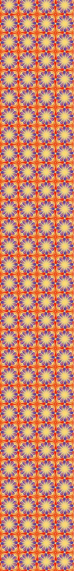 patterned-wallpaper-flowers-and-rays