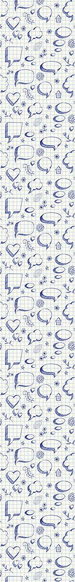 patterned-wallpaper-speach-bubbles