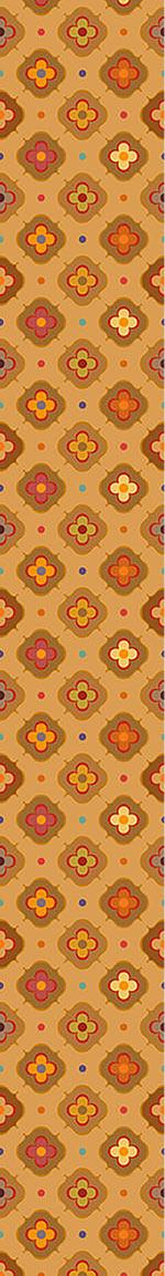 patterned-wallpaper-vintage-abstract-flowers