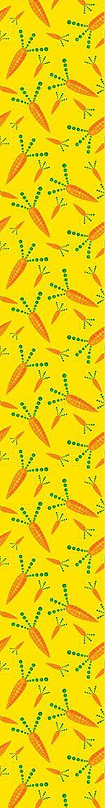 patterned-wallpaper-funky-carrots