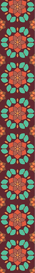 patterned-wallpaper-lotus-flower-retro
