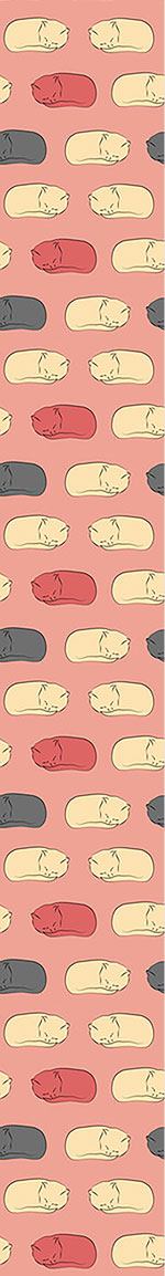 patterned-wallpaper-sleeping-kittens