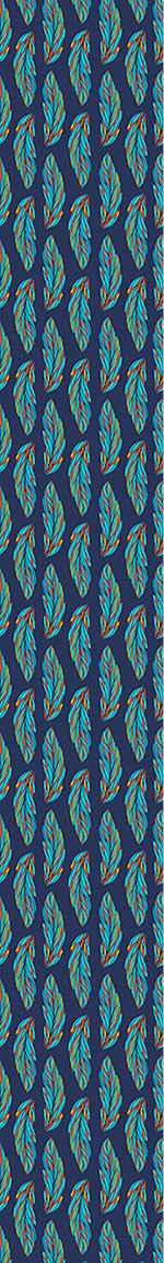 patterned-wallpaper-feather-leaves-at-night