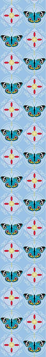 patterned-wallpaper-peacock-butterfly-blue