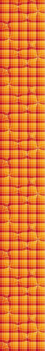 patterned-wallpaper-under-the-checkered-towel