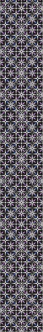 patterned-wallpaper-crystal-tiles-glow-at-night