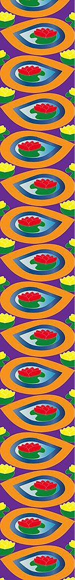 patterned-wallpaper-tropic-drop-water-lillies