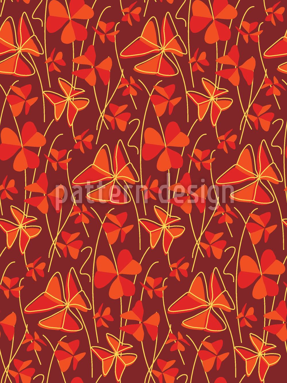 patterned-wallpaper-dekorative-clover