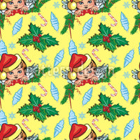 patterned-wallpaper-christmas-angel