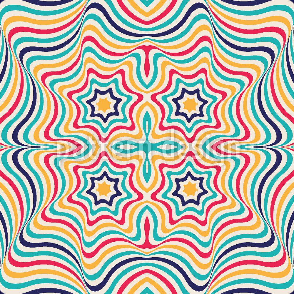 patterned-wallpaper-clown-kaleidoscope