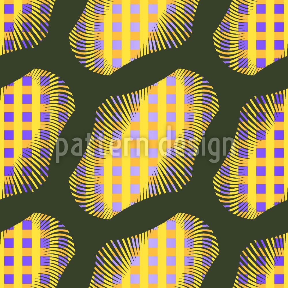 patterned-wallpaper-checks-in-the-venus-flytrap