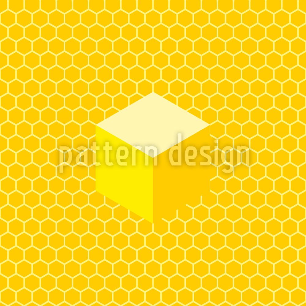 patterned-wallpaper-honeycomb