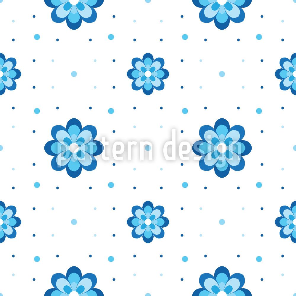 patterned-wallpaper-cornflowers