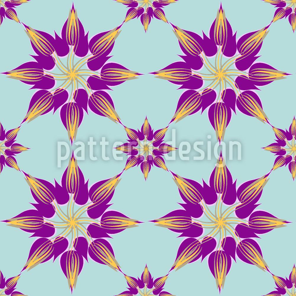 patterned-wallpaper-splendor-tulips-magenta
