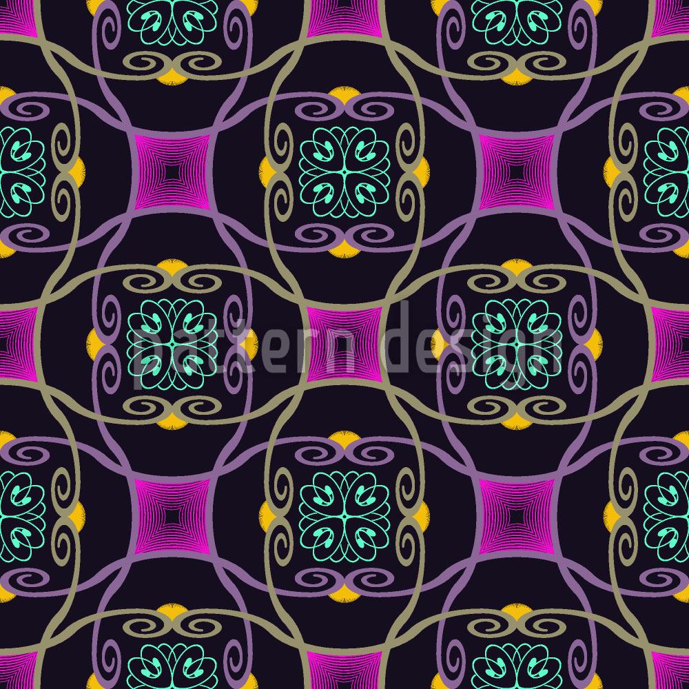 patterned-wallpaper-mongolian-nights