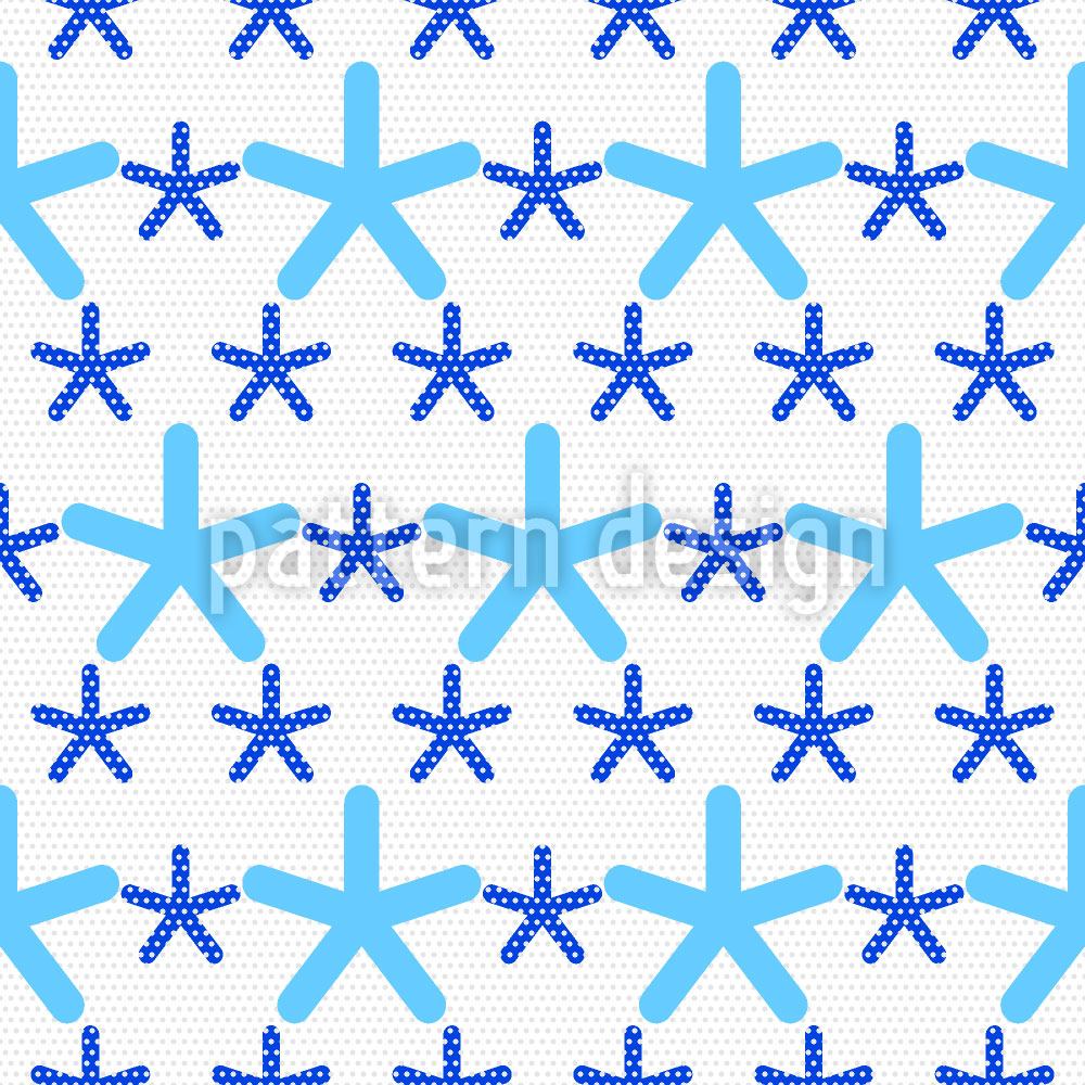 patterned-wallpaper-snowflakes-dance-on-dots