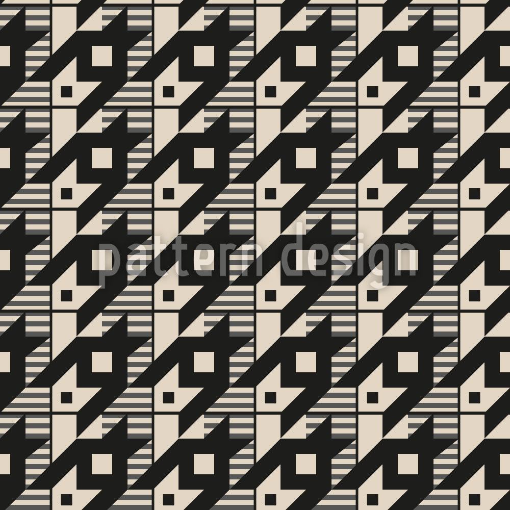 patterned-wallpaper-hounds-tooth-variation