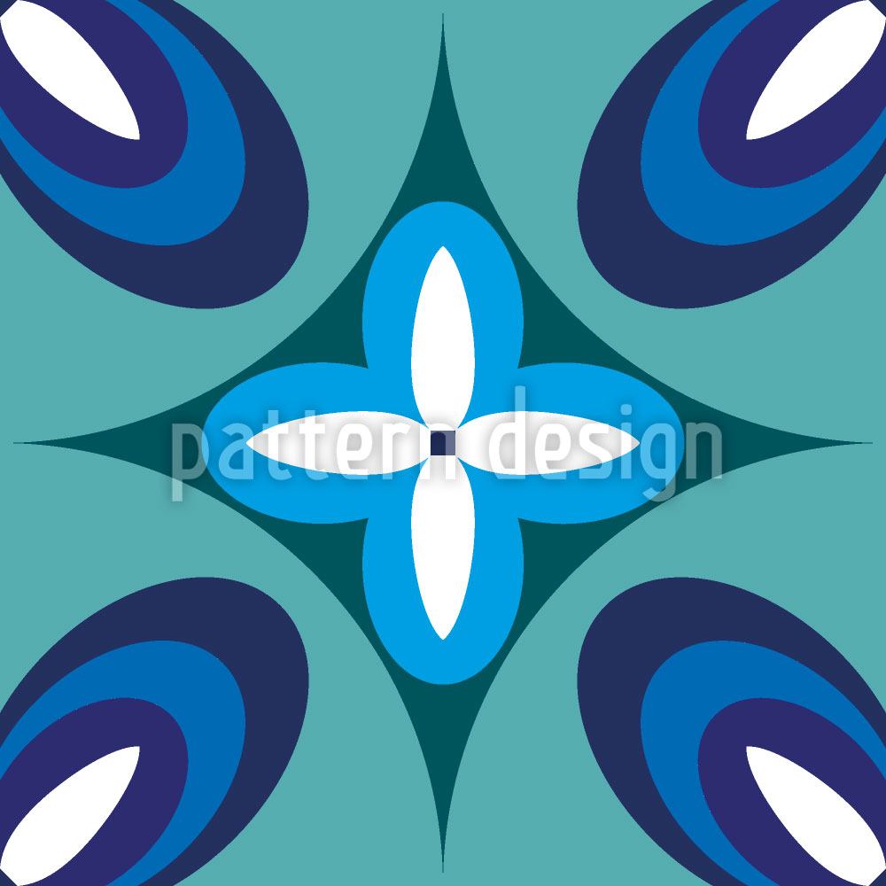 patterned-wallpaper-mediterranean-flowers
