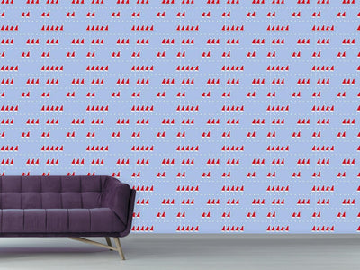patterned-wallpaper-counting-santa-caps