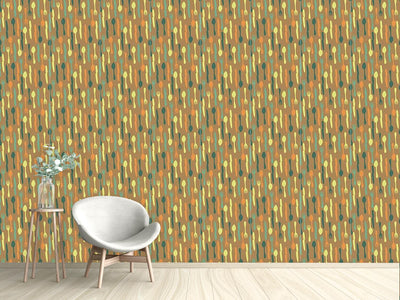 patterned-wallpaper-retro-look-cutlery