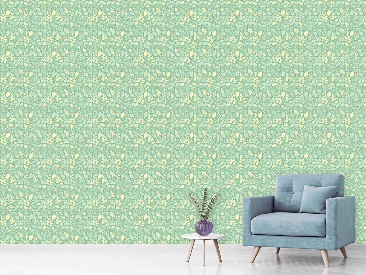 patterned-wallpaper-variety-of-leaves