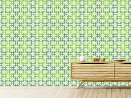 patterned-wallpaper-connection-of-squares