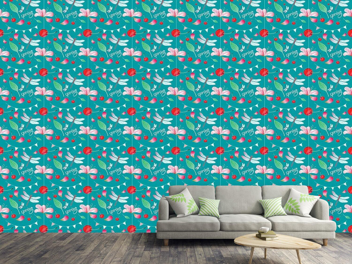 patterned-wallpaper-spring-celebration