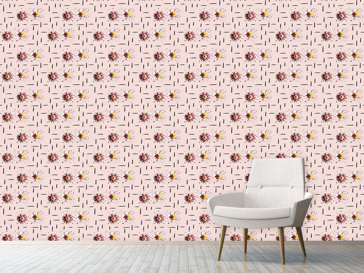patterned-wallpaper-counting-daisies