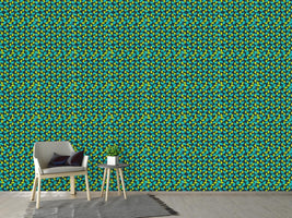 patterned-wallpaper-fruit-leaves