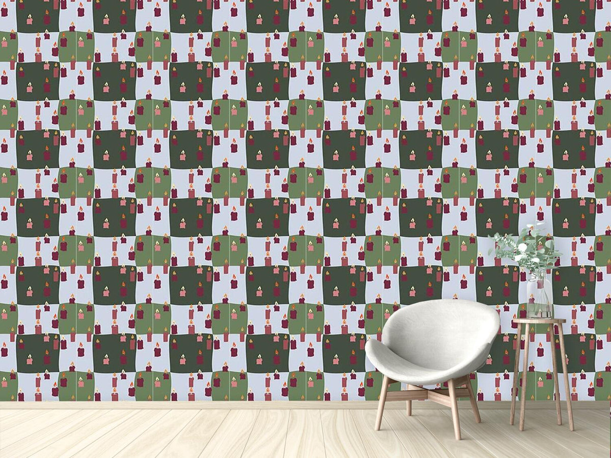 patterned-wallpaper-candle-light-on-check
