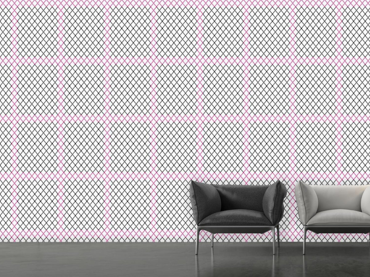 patterned-wallpaper-criss-crosses
