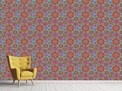 patterned-wallpaper-funky-flower-power