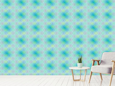 patterned-wallpaper-metal-floral