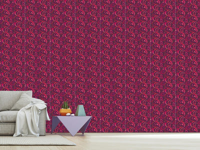 patterned-wallpaper-summer-plants