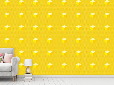 patterned-wallpaper-honeycomb