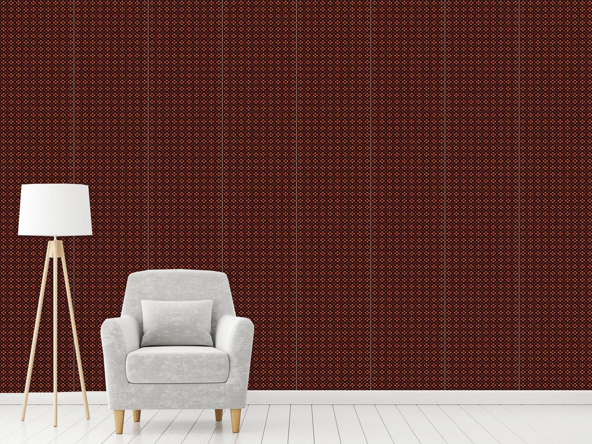 patterned-wallpaper-mesh-of-stars