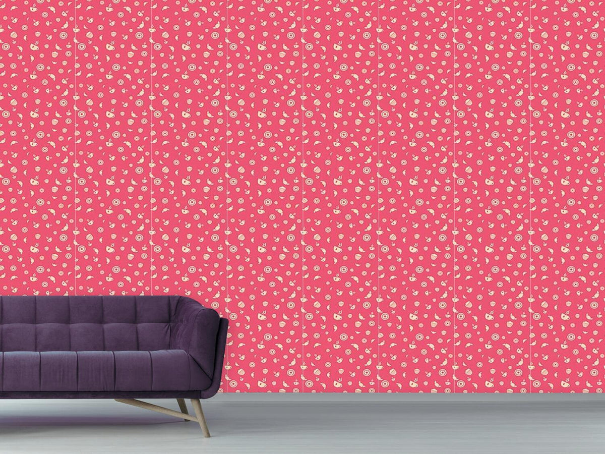 patterned-wallpaper-tea-time