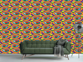patterned-wallpaper-tropic-drop-water-lillies