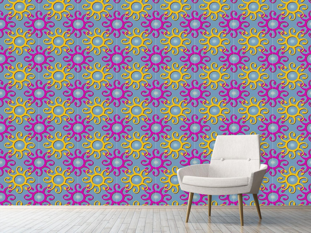 patterned-wallpaper-connection-of-the-sun