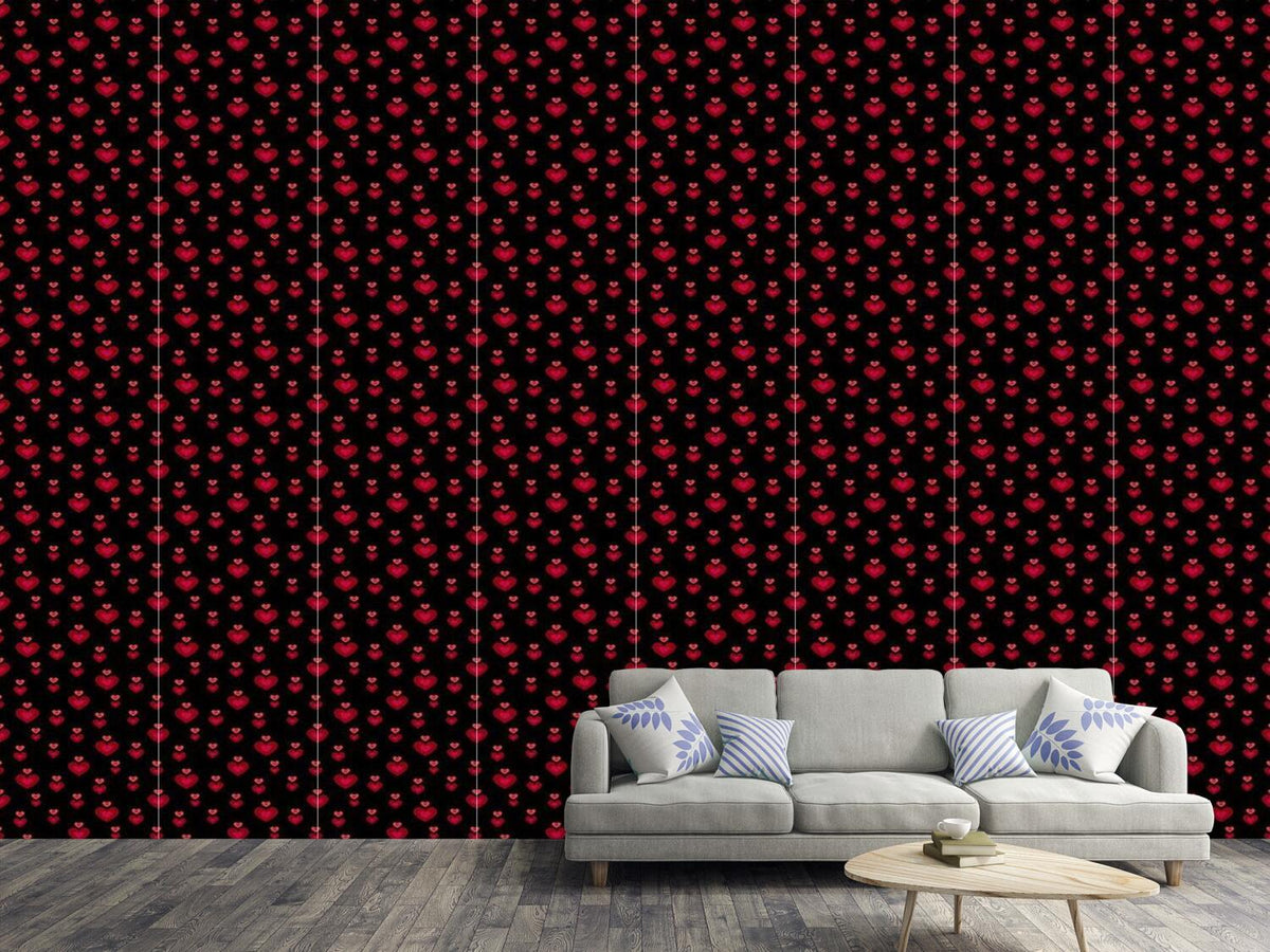 patterned-wallpaper-heart-beat