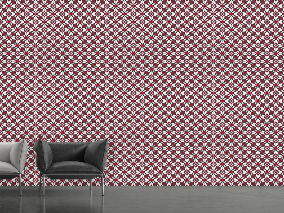 patterned-wallpaper-the-flowers-of-the-geometry