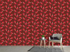 patterned-wallpaper-dotty-santa-brown