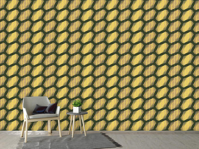 patterned-wallpaper-checks-in-the-venus-flytrap